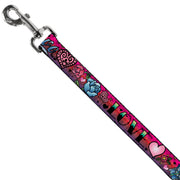 Dog Leash - Love Love Pink