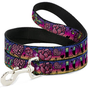Dog Leash - Love Love Purple
