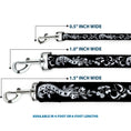 Load image into Gallery viewer, Dog Leash - Lucky Black/White
