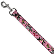 Dog Leash - Lucky CLOSE-UP Pink