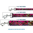 Load image into Gallery viewer, Dog Leash - Love Kills CLOSE-UP Pink
