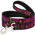 Load image into Gallery viewer, Dog Leash - Love Kills CLOSE-UP Pink
