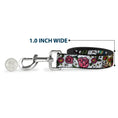 Load image into Gallery viewer, Dog Leash - Love Kills CLOSE-UP White
