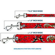 Dog Leash - Lucky Red