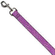 Dog Leash - Leopard Baby Pink