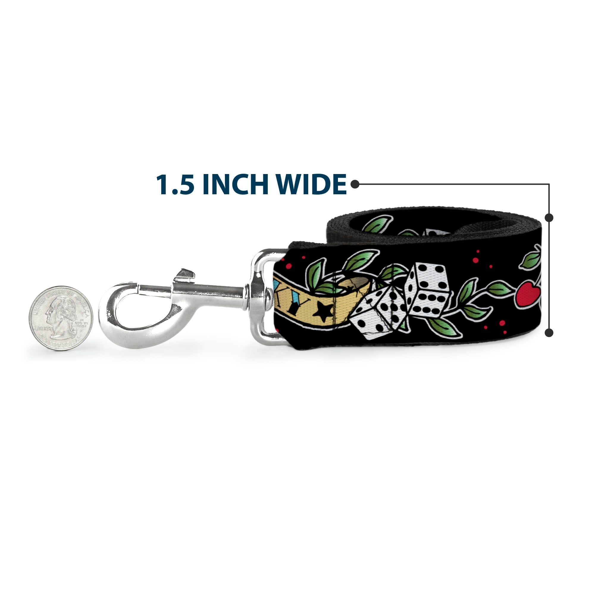 Dog Leash - Lucky Black