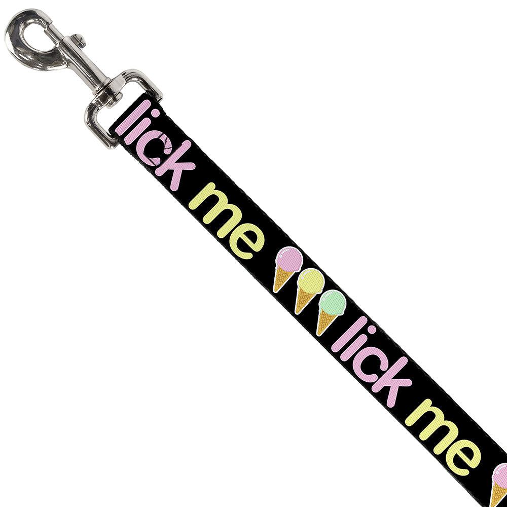Buckle-Down Dog Leash - LICK ME Ice Cream Cones