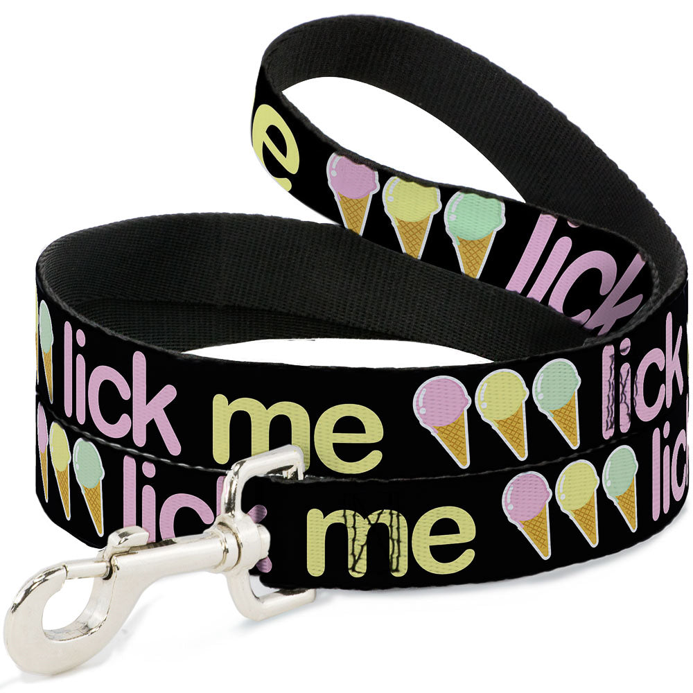 Buckle-Down Dog Leash - LICK ME Ice Cream Cones