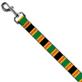 Load image into Gallery viewer, Dog Leash - Lines Black/Gold/Pink/Green
