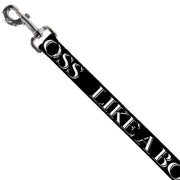 Dog Leash - LIKE A BOSS2 Black/Red