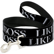 Dog Leash - LIKE A BOSS2 Black/Red