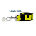 Load image into Gallery viewer, Dog Leash - LIKE A BOSS Black/Yellow
