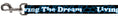 Load image into Gallery viewer, Dog Leash - LIVING THE DREAM/Clouds Black/Blue/White
