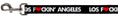 Load image into Gallery viewer, Dog Leash - LOS F*CKIN' ANGELES Heart Black/White/Red
