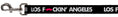 Load image into Gallery viewer, Dog Leash - LOS F*CKIN' ANGELES Mustache Black/White/Pink
