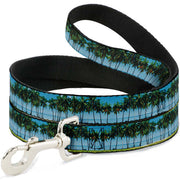 Dog Leash - Landscape Beach Palm Trees