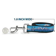 Dog Leash - Landscape Snowy Mountains