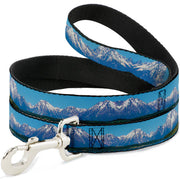 Dog Leash - Landscape Snowy Mountains