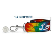 Dog Leash - LOVE IS LOVE BD Tie Dye/White