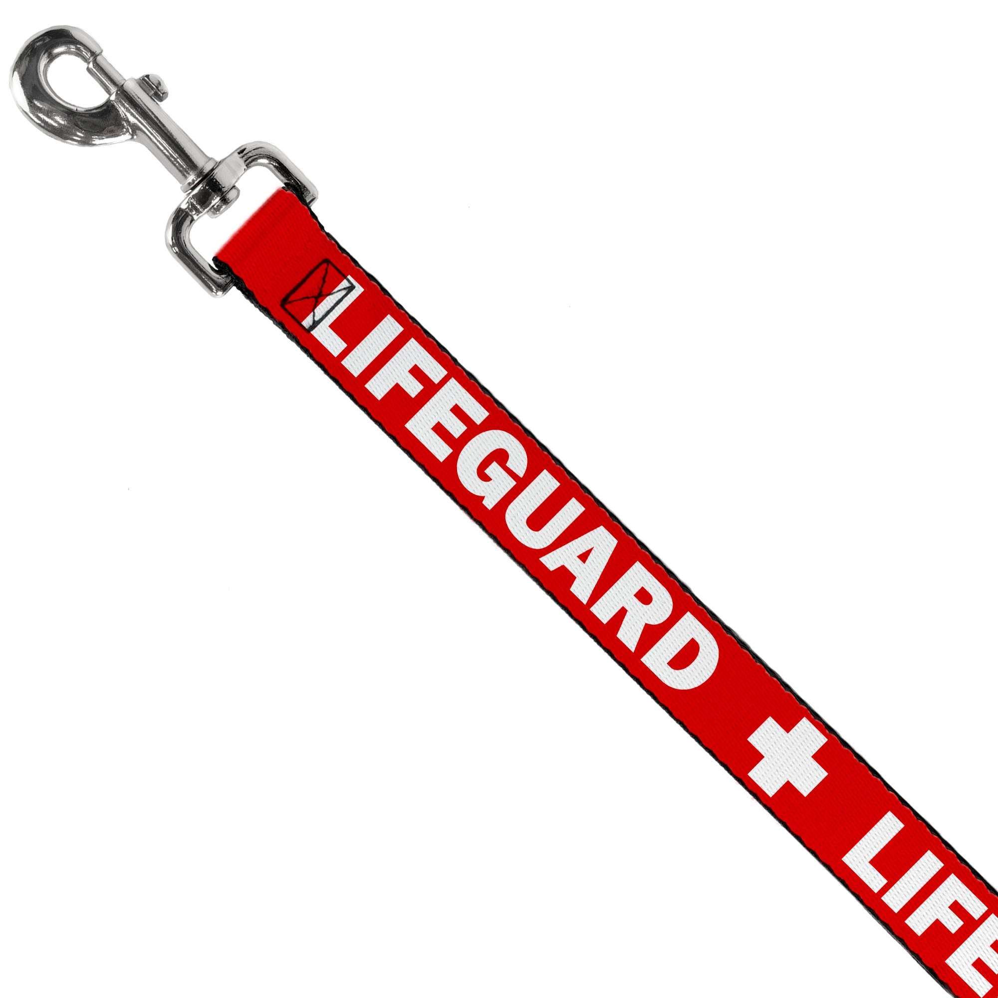 Dog Leash - LIFEGUARD/Logo Red/White
