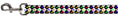 Load image into Gallery viewer, Dog Leash - Mud Flap Girl Diamonds Black/White/Multi Neon
