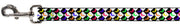 Dog Leash - Mud Flap Girl Diamonds Black/White/Multi Neon