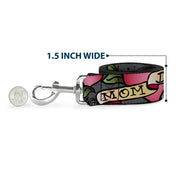 Dog Leash - Mom & Dad Gray