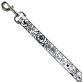 Load image into Gallery viewer, Dog Leash - Mom & Dad Black/White
