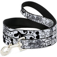 Load image into Gallery viewer, Dog Leash - Mom & Dad Black/White
