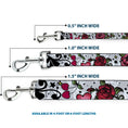 Load image into Gallery viewer, Dog Leash - Mom & Dad CLOSE-UP White
