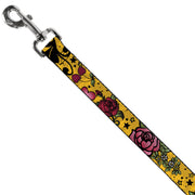 Dog Leash - Mom & Dad CLOSE-UP Yellow