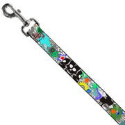 Dog Leash - Music Skulls Multi Color