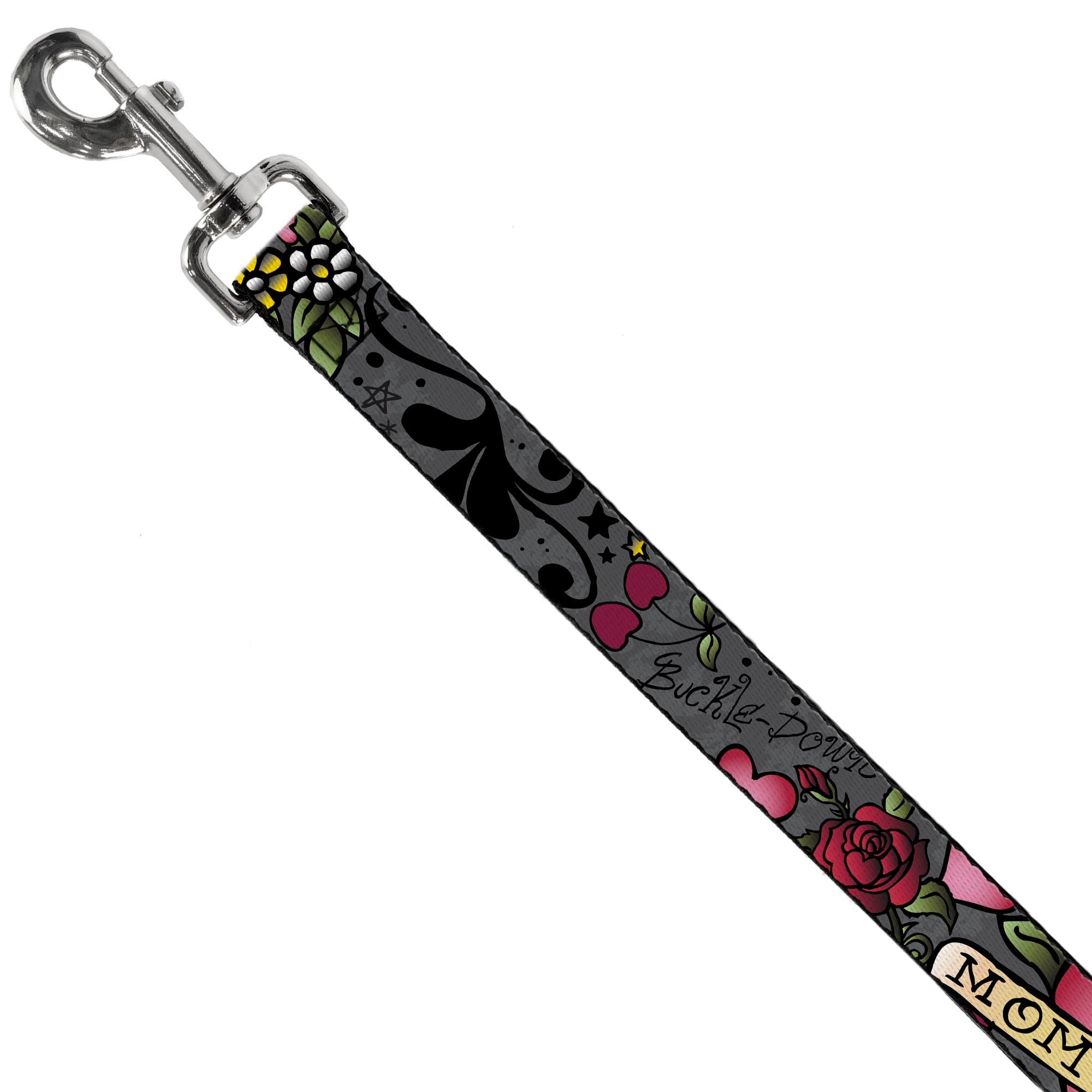 Dog Leash - Mom & Mom Gray