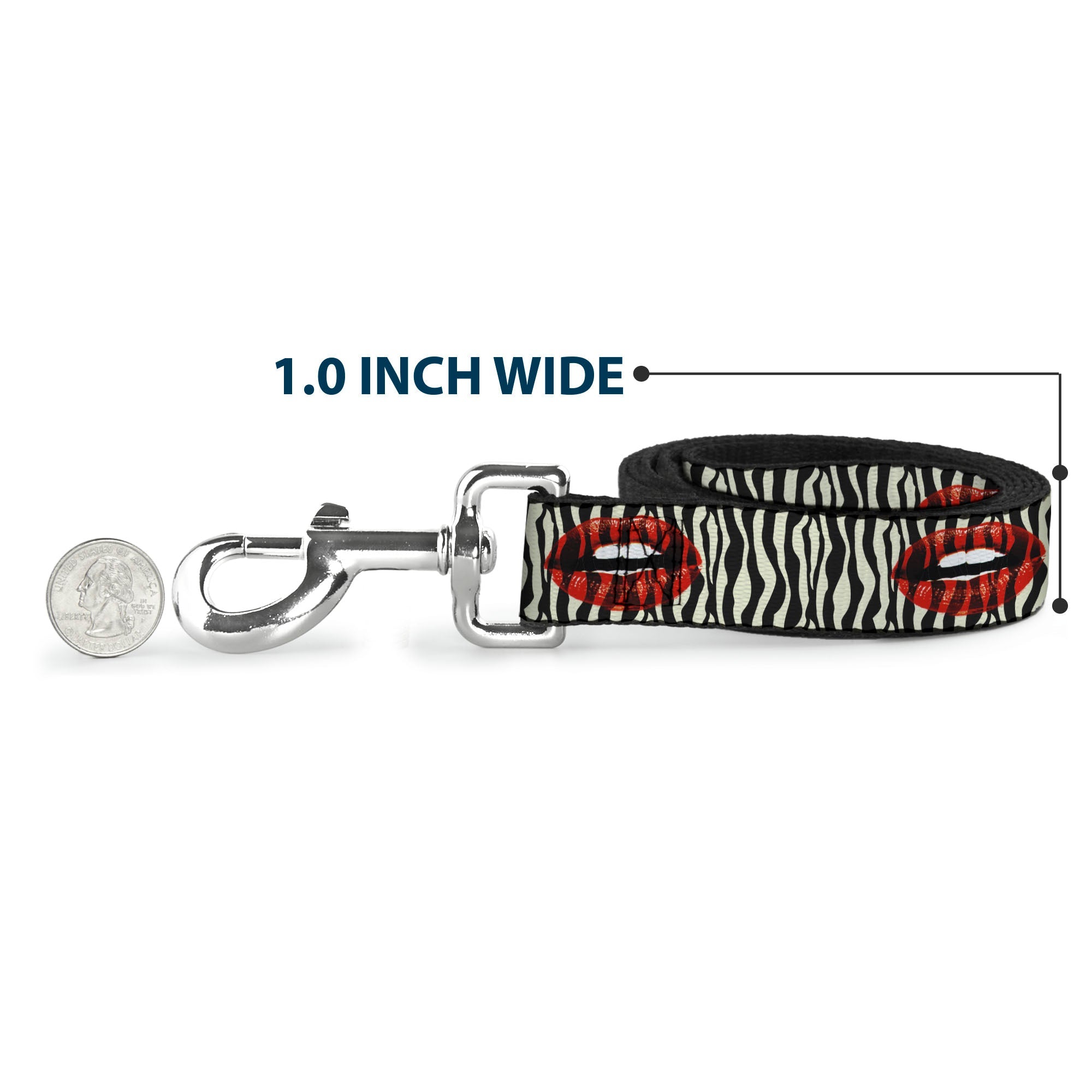Dog Leash - Mouth Zebra
