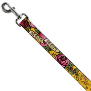 Dog Leash - Mom & Mom Yellow