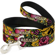 Dog Leash - Mom & Mom Yellow