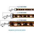 Load image into Gallery viewer, Dog Leash - Multi Smoking Monkey Argyle Brown
