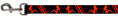 Load image into Gallery viewer, Dog Leash - Mud Flap Girls w/Stripes Black/Red/Orange
