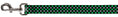 Load image into Gallery viewer, Dog Leash - Mini Checker Black/Gray/3 Green
