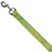 Dog Leash - Marlin Green/Multi Color