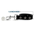 Load image into Gallery viewer, Dog Leash - Nautical Star Black/White
