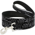 Load image into Gallery viewer, Dog Leash - New York City Black/White
