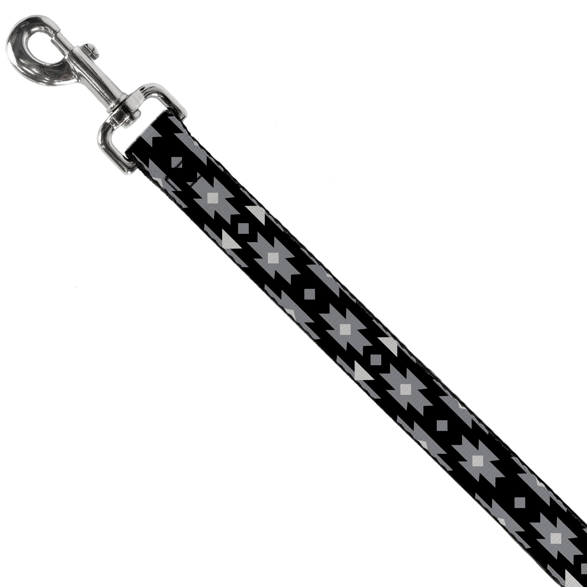 Dog Leash - Navajo Gray/Black/Gray/White