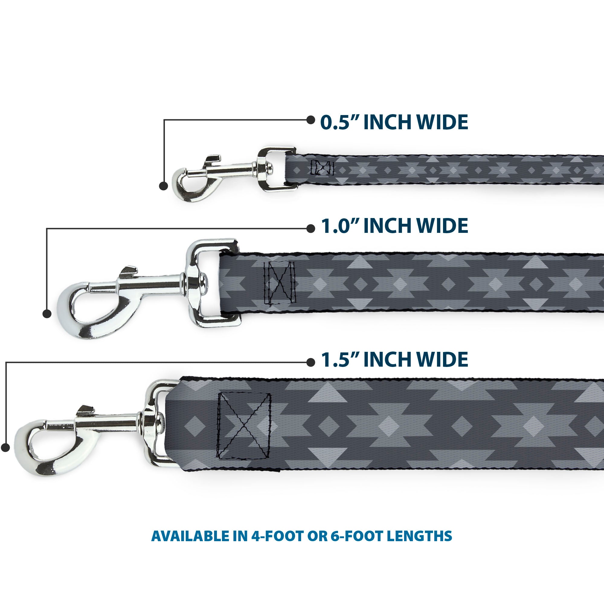 Dog Leash - Navajo Grays