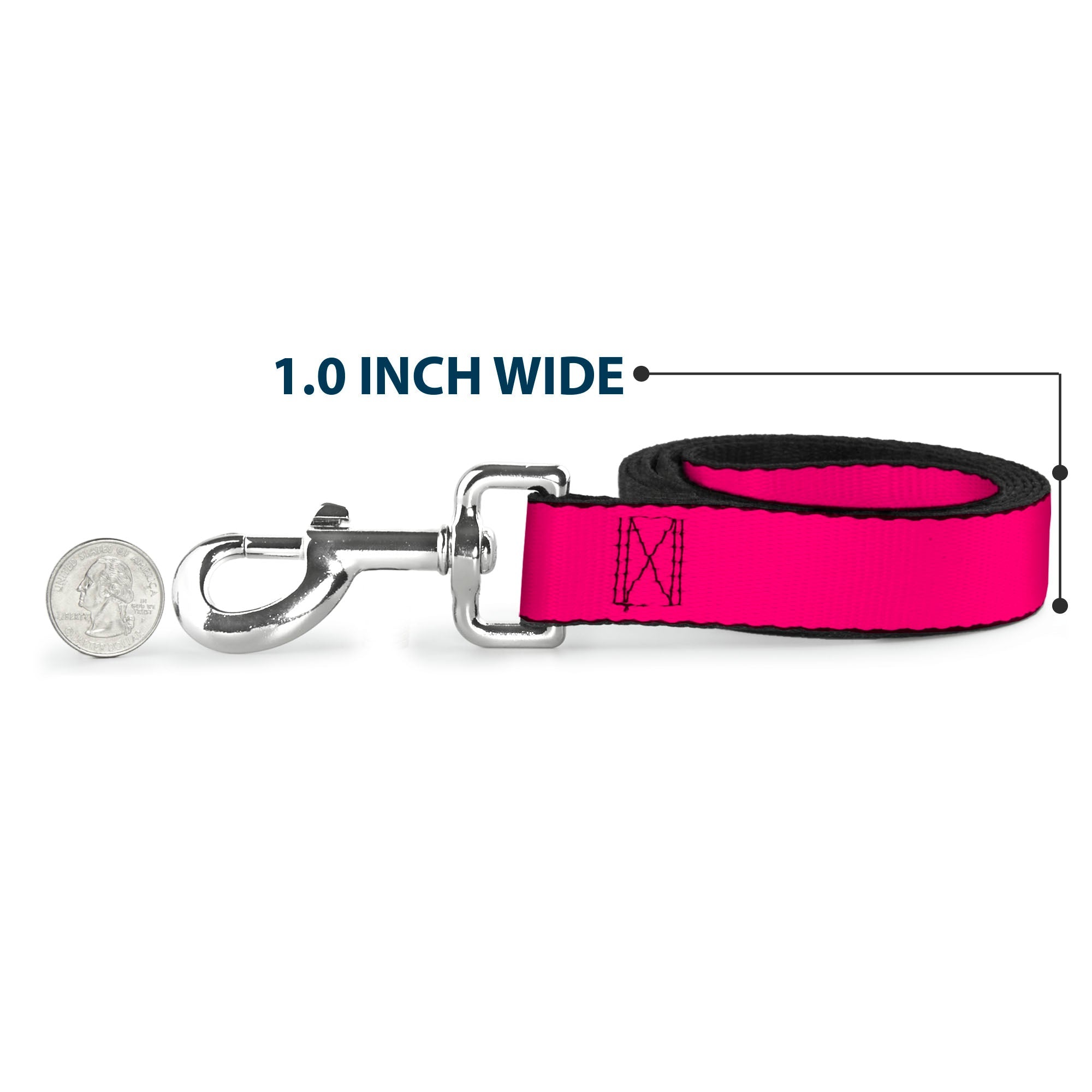 Dog Leash - Neon Pink Print