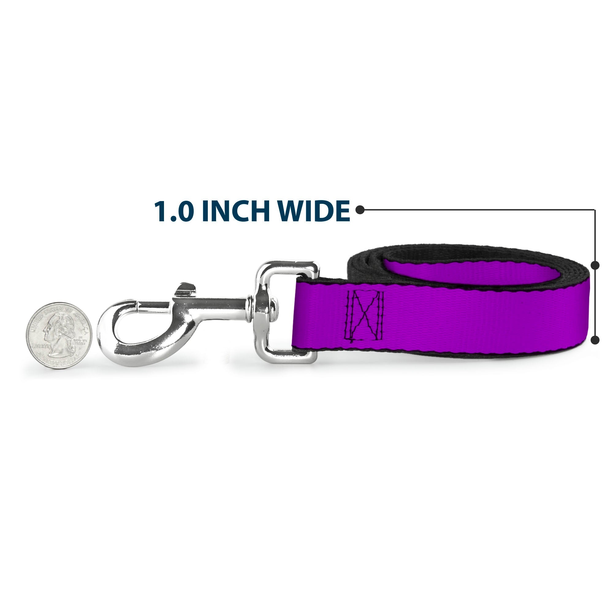 Dog Leash - Neon Purple