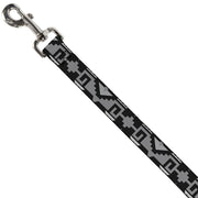 Dog Leash - Navajo2 Black/Gray