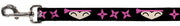 Dog Leash - Ninja Star Black/Pink