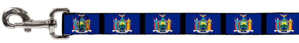 Dog Leash - New York Flags/Black