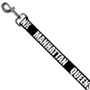 Dog Leash - New York's Five Burroughs Bold Black/White